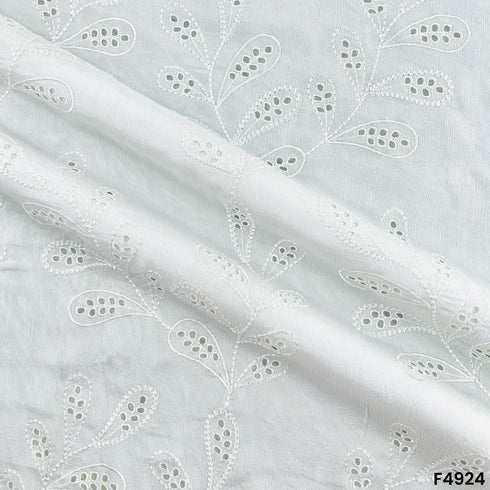 Dyeable Hakoba Chinon Chiffon Fabric-F4924